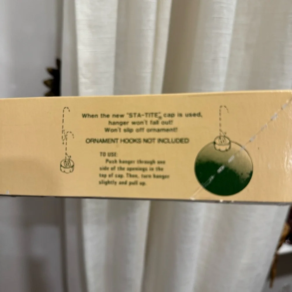 Vintage | PYRAMID | Decorative Christmas Tree Ornament 2/ box 15 ornament